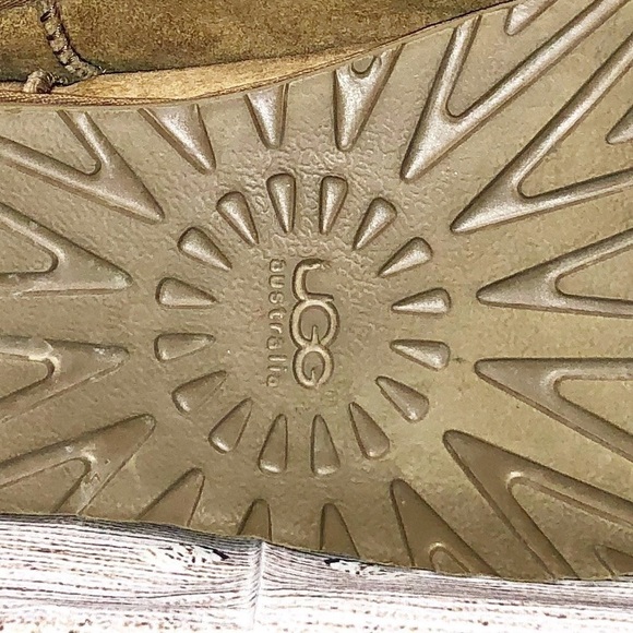 UGG Chestnut Remora Buckle Short Boots Size 6 - Picture 12 of 13